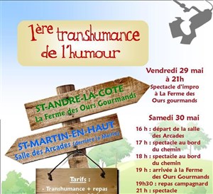 Affiche de La Transhumance de l'Humour