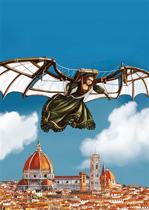 Affiche de Sur les pas de Léonard de Vinci