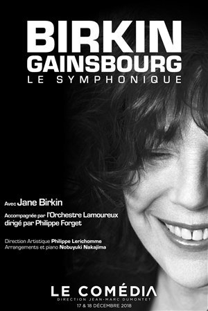 Affiche de Birkin Gainsbourg le symphonique