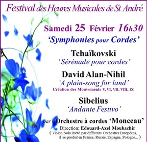 Affiche de Les Chefs d'oeuvres du répertoire pour Orchestre à cordes