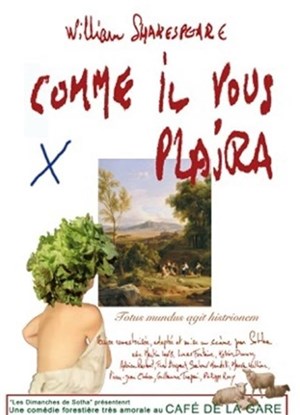 Affiche de Comme il vous plaira (totus mondus agit histrionem)