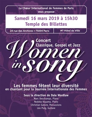 Affiche de Women in Song 2019