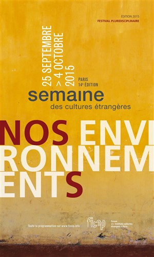 Affiche de Semaine des Cultures étrangères à Paris 2015