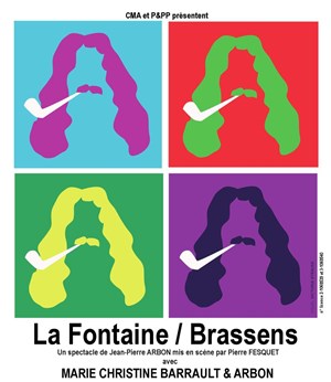 Affiche de La Fontaine/ Brassens | avec Marie Christine Barrault