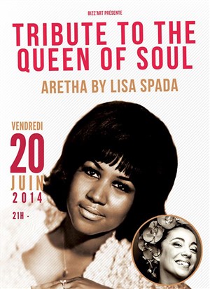Affiche de Tribute to the queen of soul : Aretha By Lisa Spada