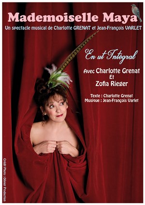 Affiche de Mademoiselle Maya en ut intégral + 1ère partie Thierry Batteux