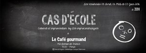Affiche de Cas d'école - Cabaret d'improvisation par Les Improcondriaques