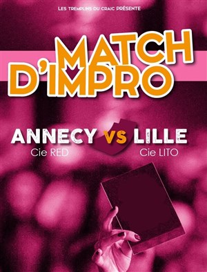 Affiche de Match d'impro Annecy vs Lille