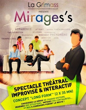 Affiche de Mirages : 2 improvisations longue forme