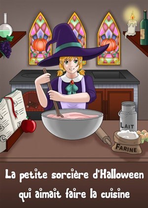 Affiche de La petite sorcière d'Halloween qui aimait faire la cuisine