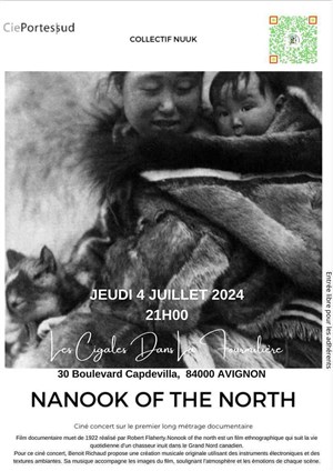 Affiche de Collectif Nuuk : Nanook of the North Ciné concert solo