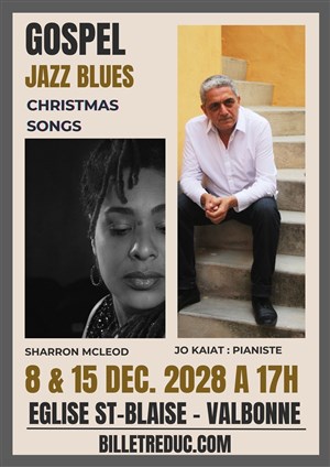 Affiche de Sharron McLeod Jazz - Gospel and Christmas songs