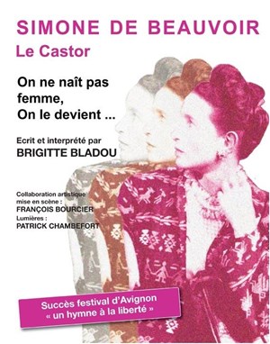 Affiche de Simone de Beauvoir : On ne naît pas femme, on le devient