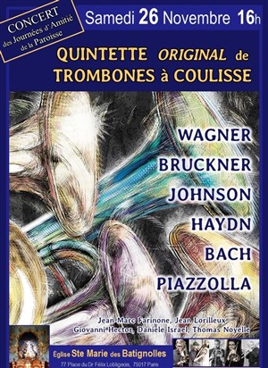 Affiche de Quintette original de trombones à coulisse