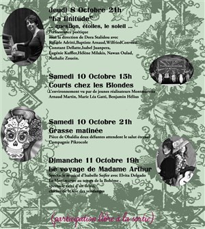 Affiche de Festival Entrées Libres pour la Fête des vendanges de Montmartre