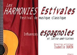 Affiche de Les Harmonies Estivales fêtent les musique espagnoles et latino-américaines