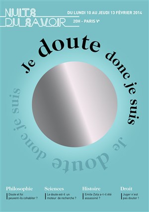 Affiche de Nuits du Savoir : Juger n'est pas douter !