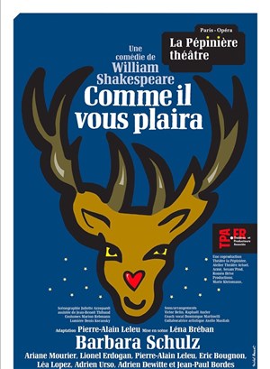 Affiche de Comme il vous plaira | avec Barbara Schulz