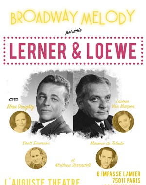 Affiche de Broadway Melody | Lerner and Loewe