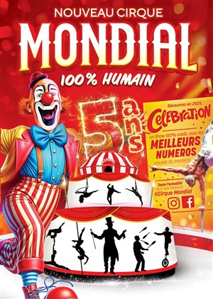 Affiche de Cirque Mondial 100% Humain | Pau