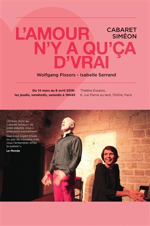 Affiche de Cabaret Siméon, l'amour n'y a qu'ça d'vrai