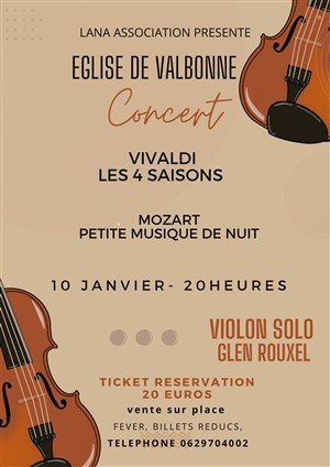 Affiche de Vivaldi les quatre saisons , Mozart