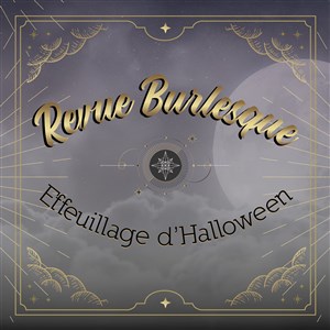 Affiche de Revue Burlesque d'Halloween avec les Polissonnes