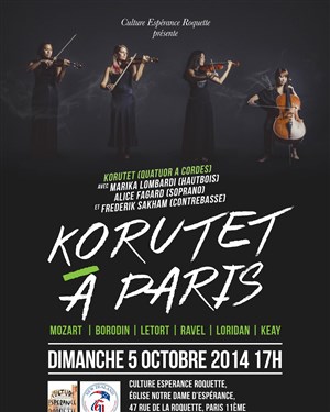 Affiche de Quatuor à cordes Korutet