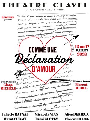 Affiche de Comme une déclaration d'amour