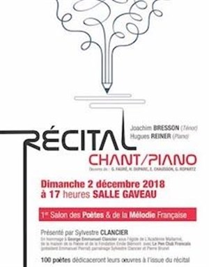 Affiche de Premier salon des Poètes et de la Mélodie Française