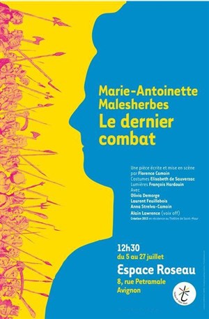 Affiche de Marie-Antoinette Malesherbes, le dernier combat