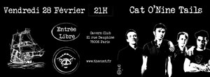 Affiche de Concert Cat O' Nine Tails