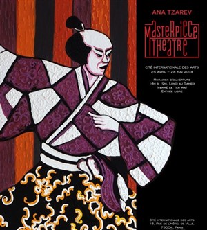 Affiche de L'art du kabuki sous le pinceau de l'artiste Ana Tzarev