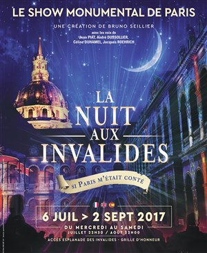 Affiche de La Nuit aux Invalides : Si Paris m'était conté