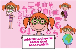 Affiche de Annette la Chipette prend soin de la planète