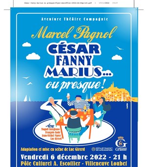 Affiche de César, Fanny, Marius... ou presque !