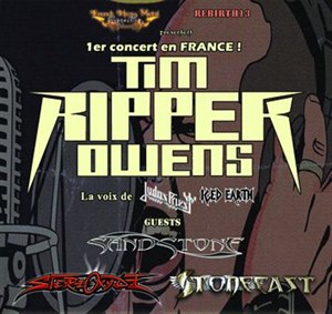 Affiche de Tim Ripper Owens + guests