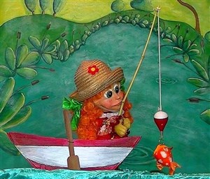 Affiche de Petitou à la pêche