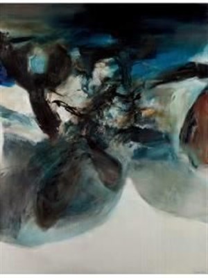Affiche de Visite guidée d'exposition : Zao Wou-Ki, l'espace est silence | par Mathou Loetitia