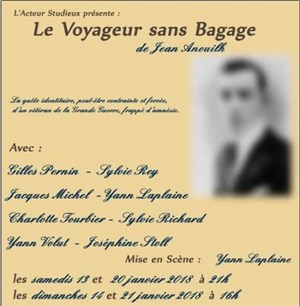 Affiche de Le voyageur sans bagage