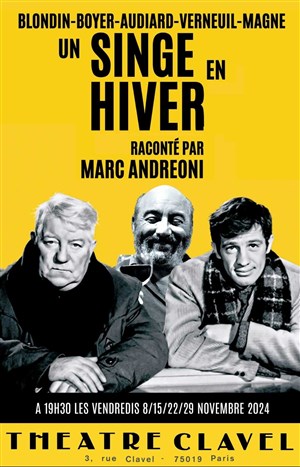 Affiche de Un singe en hiver