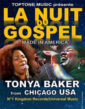 Affiche de La Nuit du Gospel avec Tonya Baker