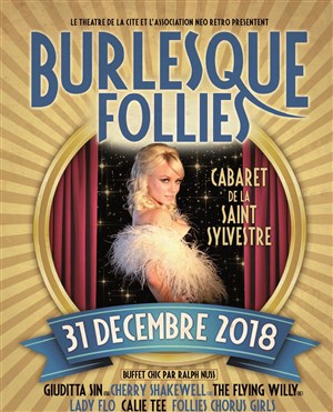 Affiche de Réveillon riviera burlesque