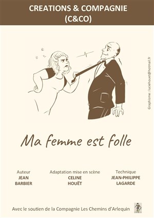 Affiche de Ma femme est folle