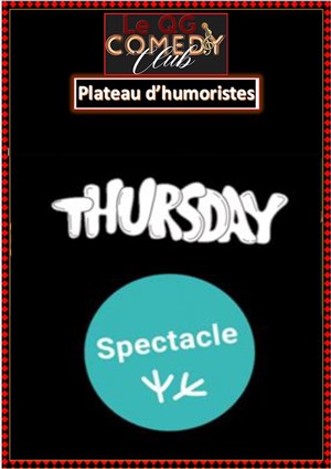 Affiche de QG Comedy Club : Jeudi Spectacle