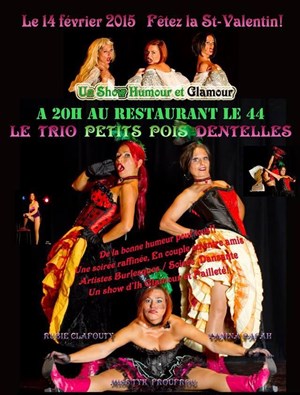 Affiche de Dîner-spectacle : Le trio petits pois dentelle