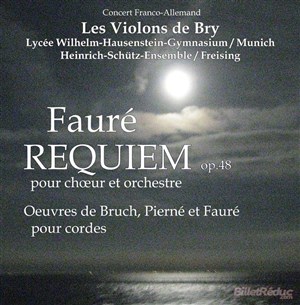 Affiche de Requiem opus 48 pour choeur et orchestre de Gabriel Fauré