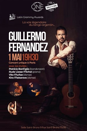 Affiche de Guillermo Fernández | Double lauréat du Latin Grammy