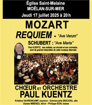 Affiche de Choeur et orchestre Paul Kuentz Mozart requiem