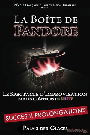 Affiche de La Boîte de Pandore | Le spectacle d'impro par l'équipe de Colors